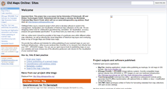 Desktop Screenshot of help.oldmapsonline.org